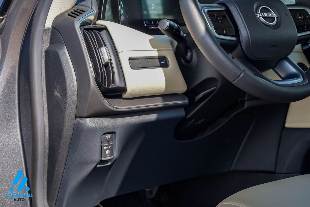 Nissan Patrol LE T2 3.5L V6 AWD 9AT 2026 | 8-Seater | Power Tailgate | 18” Alloy Wheels | Full Safety