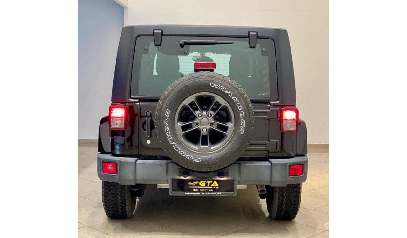 Jeep Wrangler 2018 Jeep Wrangler Oscar Mike Edition, Jeep Warranty, Jeep Service History, GCC