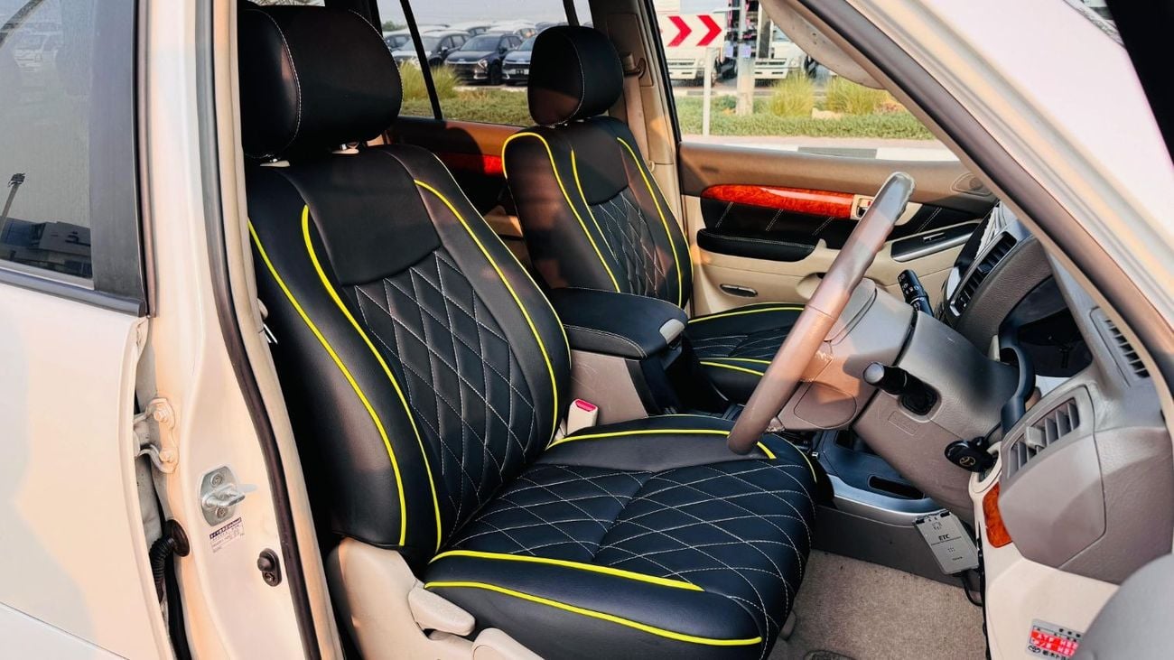 Toyota Prado BLACK LEATHER SEATS | 3.0L DIESEL | RHD | 2006 | REAR VIEW CAMERA | SIDE FENDER HOOD MIRROR