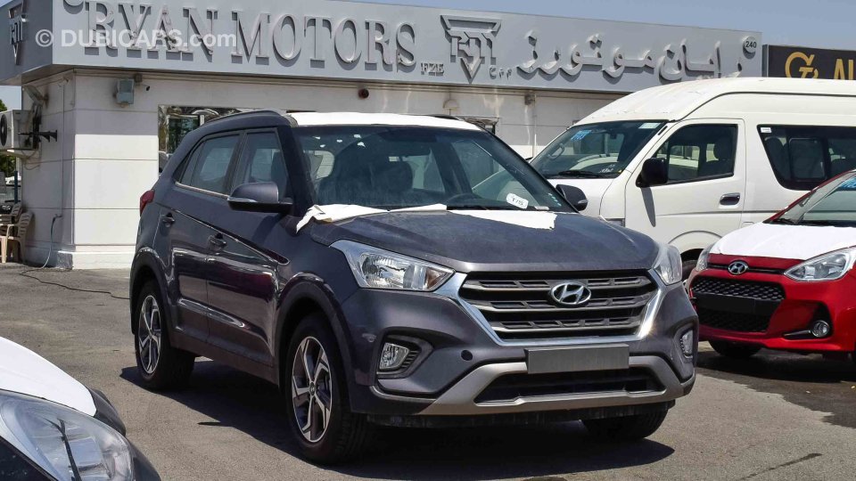 Hyundai Creta 1 6l 2020 Push Start Sunroof With Cruise Control Mid Option Eco Petrol System A T Only Export For Sale Grey Silver 2020