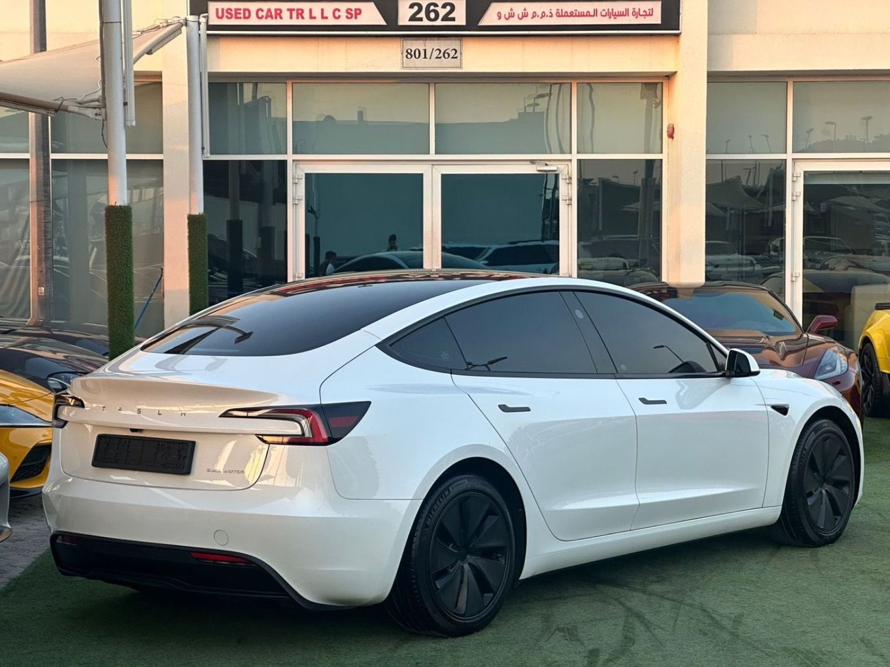 Tesla Model 3 Long Range (AWD) ‏TESLA MODEL 3 LONG RANGE GCC 2024 ‏Service history (under warranty) ‏Original pain