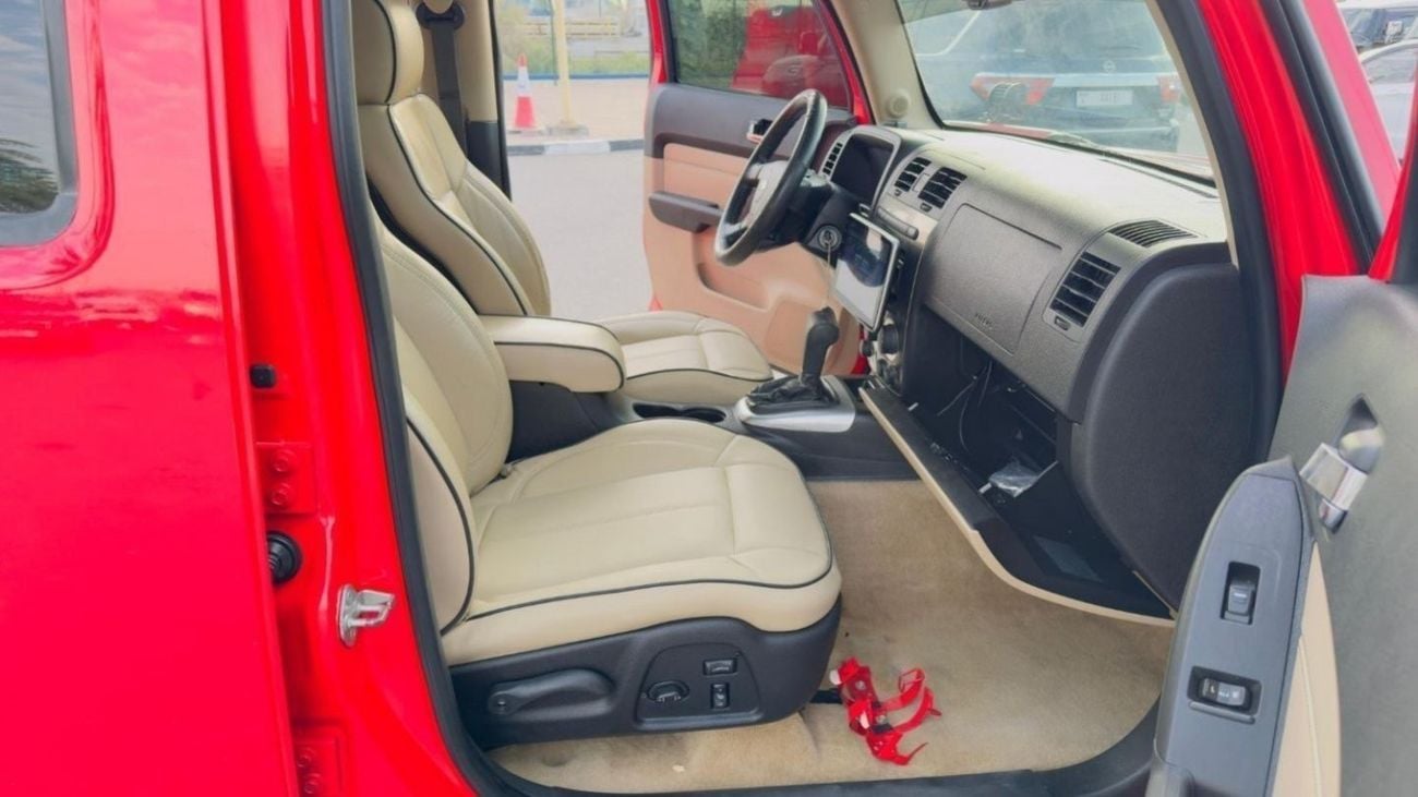 Hummer H3 2008 | LHD | LEATHER SEAT | SUNROOF | ROOF MOUNTED LED STRIP LIGHTS | BACK TIRE