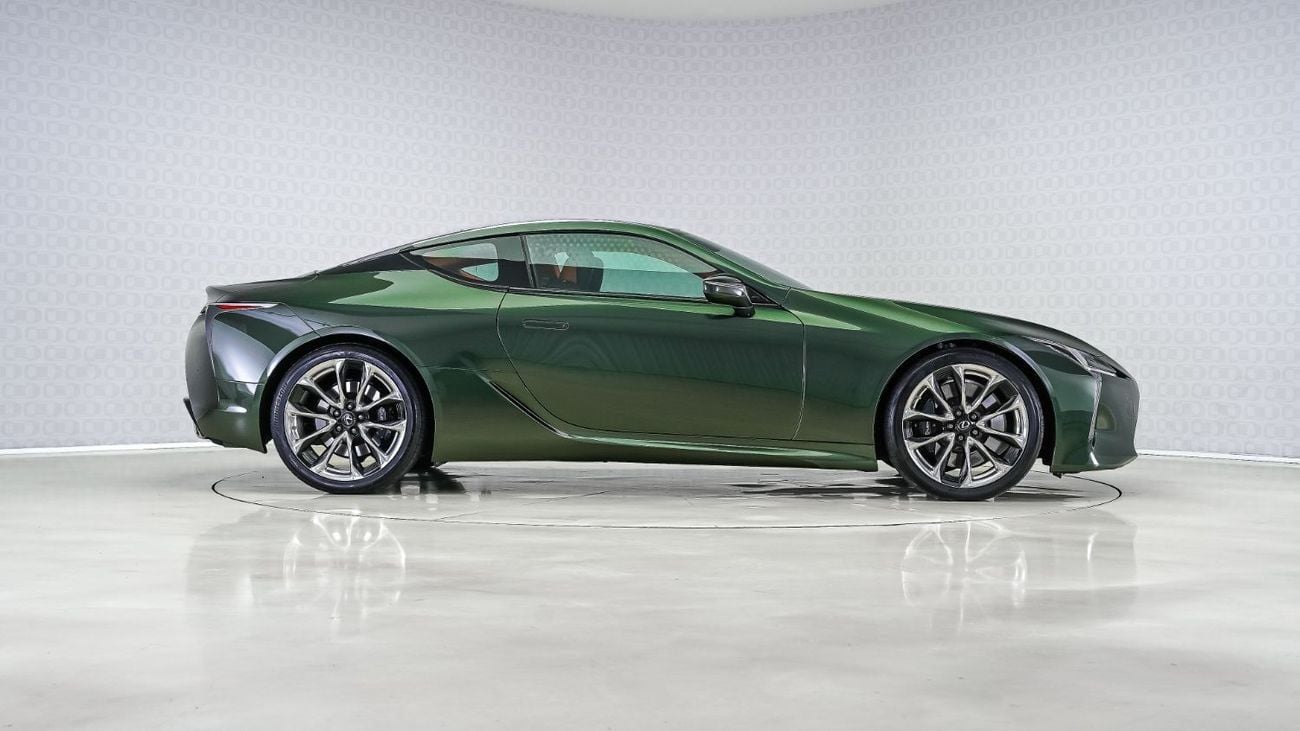 Lexus LC500 Sport 5.0L | AED 5,295 PM | Warranty 2027, GCC |