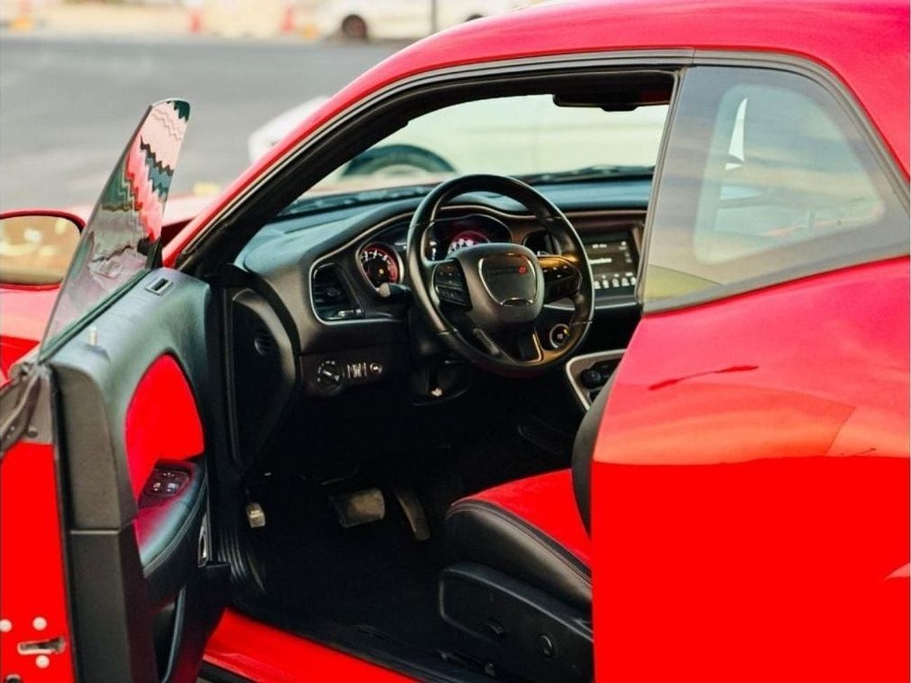 Dodge Challenger R/T | Monthly AED 1580/- | 0% DP | Custom Alcantara Seats | Touch Screen | Cruise Control | # 71435