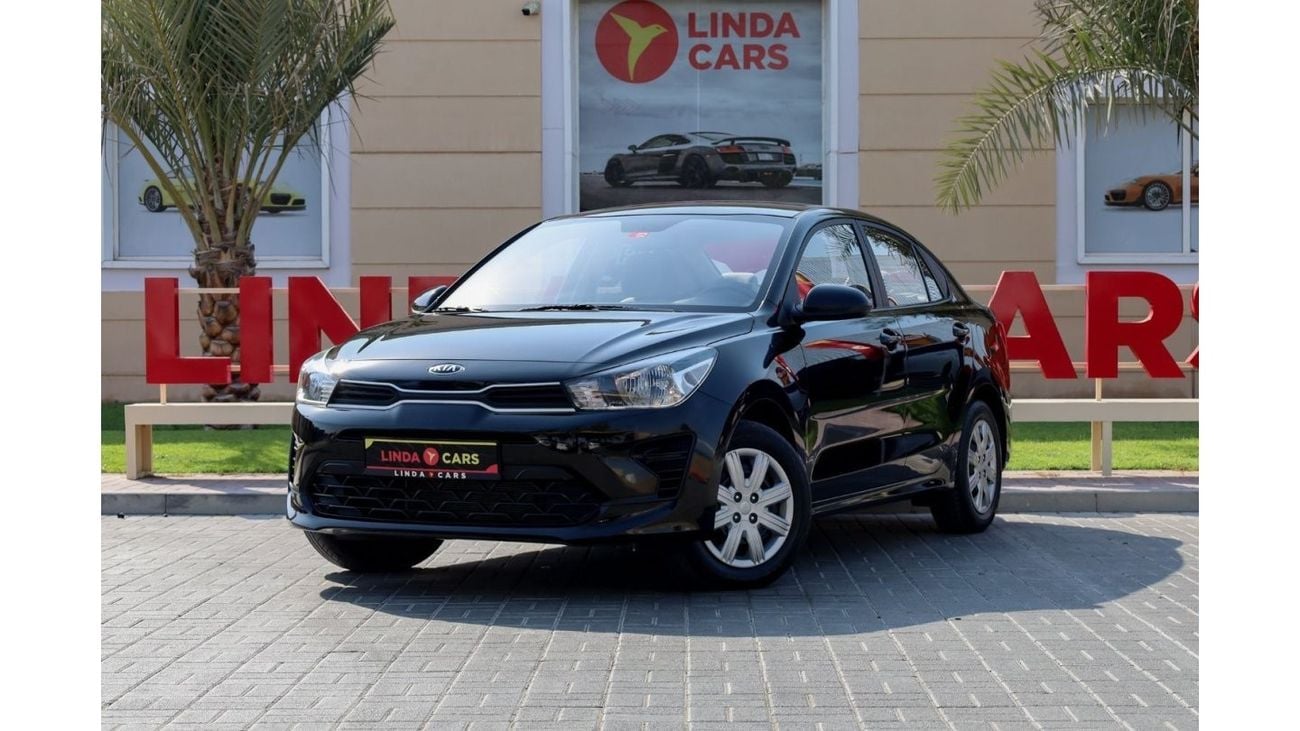 كيا ريو Kia Rio 2021 GCC under Agency Warranty with Flexible Down-Payment/ Flood Free.