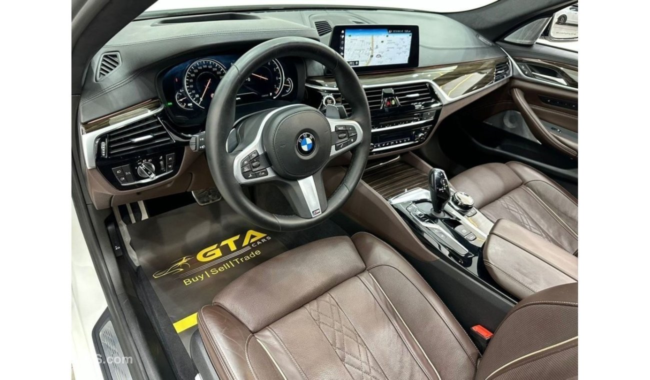 بي أم دبليو 530i M سبورت 2018 BMW 530i M-Sport Masterclass, Feb 2025 BMW Warranty, Feb 2029 BMW Service Pack, GCC
