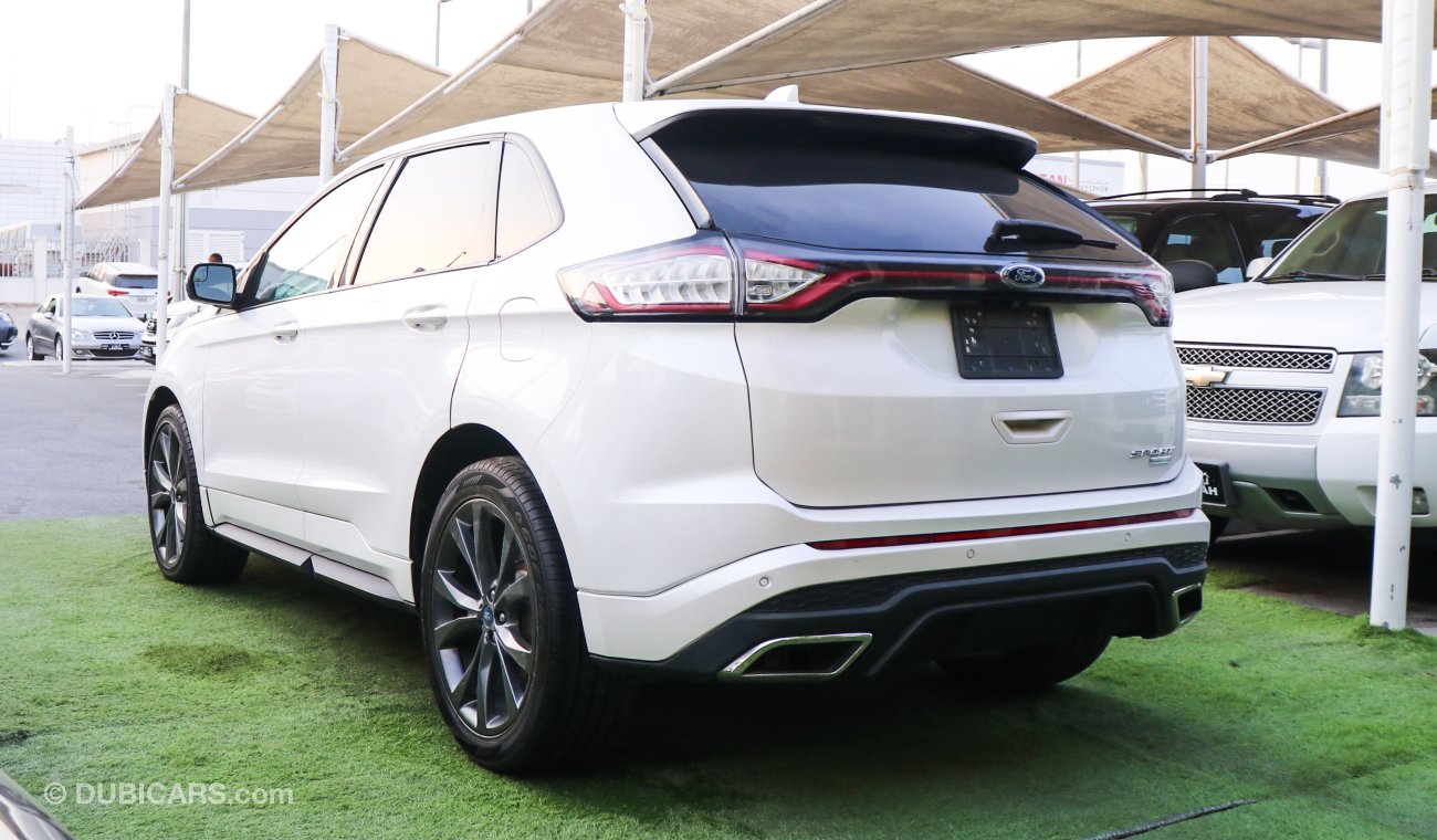 Ford Edge Model 2015, American import, white color, panorama, fingerprint, installed, in excellent condition,