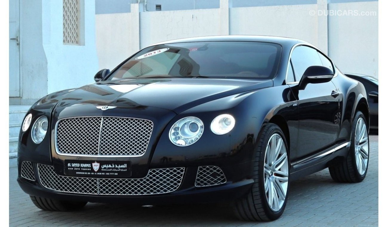 Bentley Continental GT Bentley Continental GT 2013 GCC in excellent condition