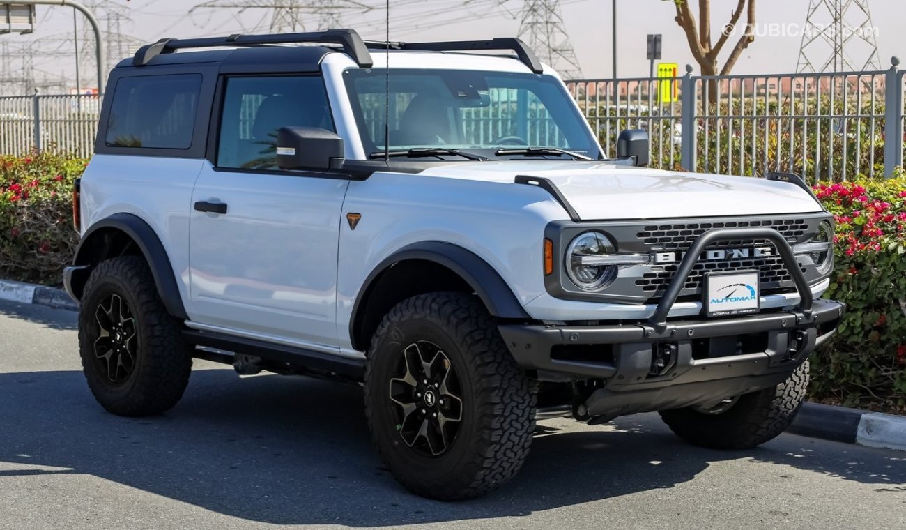 Ford Bronco Badlands Lux Ecoboost 2021 , GCC , 0Km , W/3 Yrs or 60K Km WNTY @Offroad Zone "WHITE FRIDAY SALE"