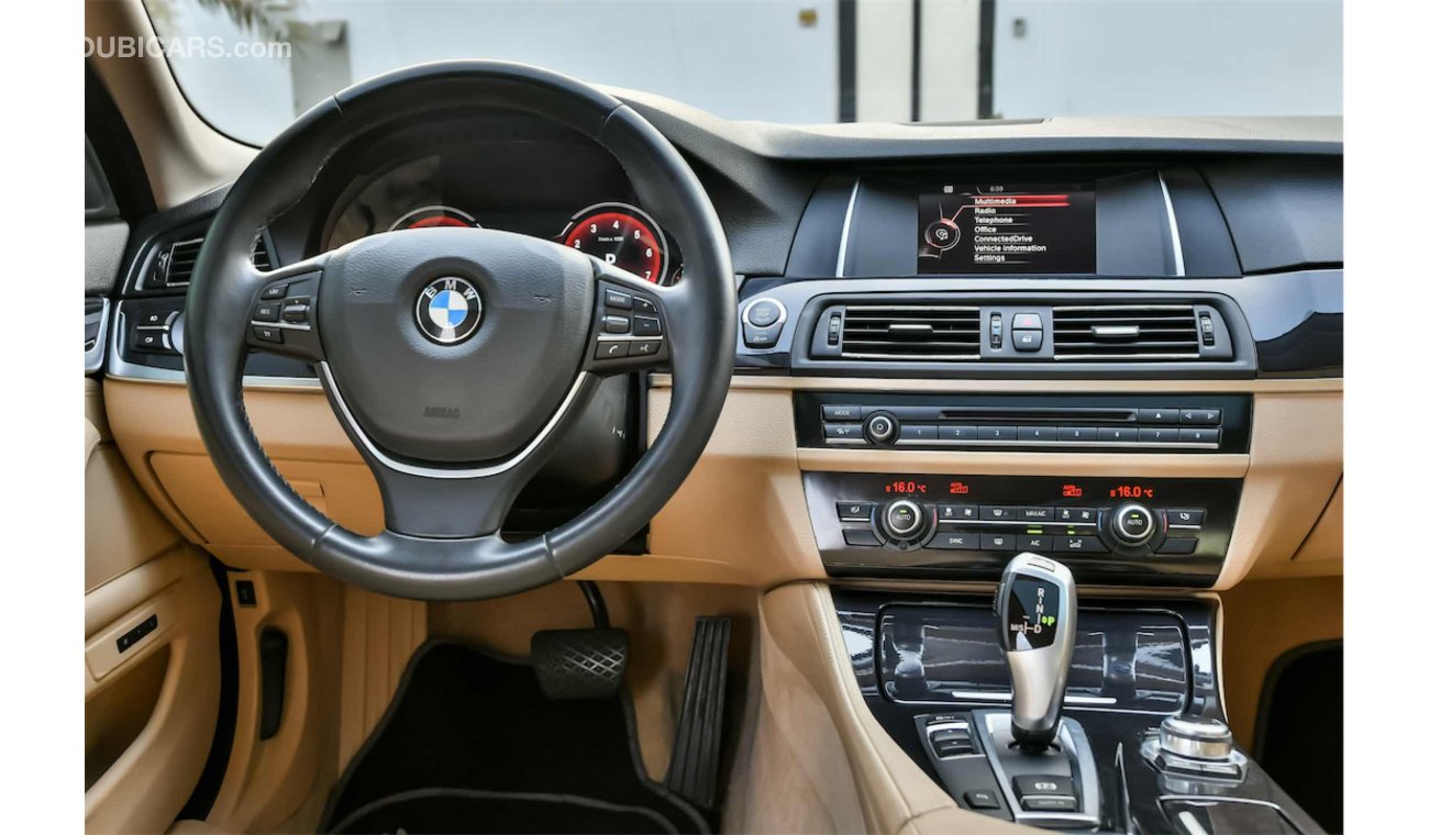 BMW 520i Twin Turbo Fully Loaded - AED 1,743 Per Month! - 0% DP