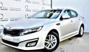 Kia Optima 2.4L 2016 GCC SPECS WITH DEALER WARRANTY