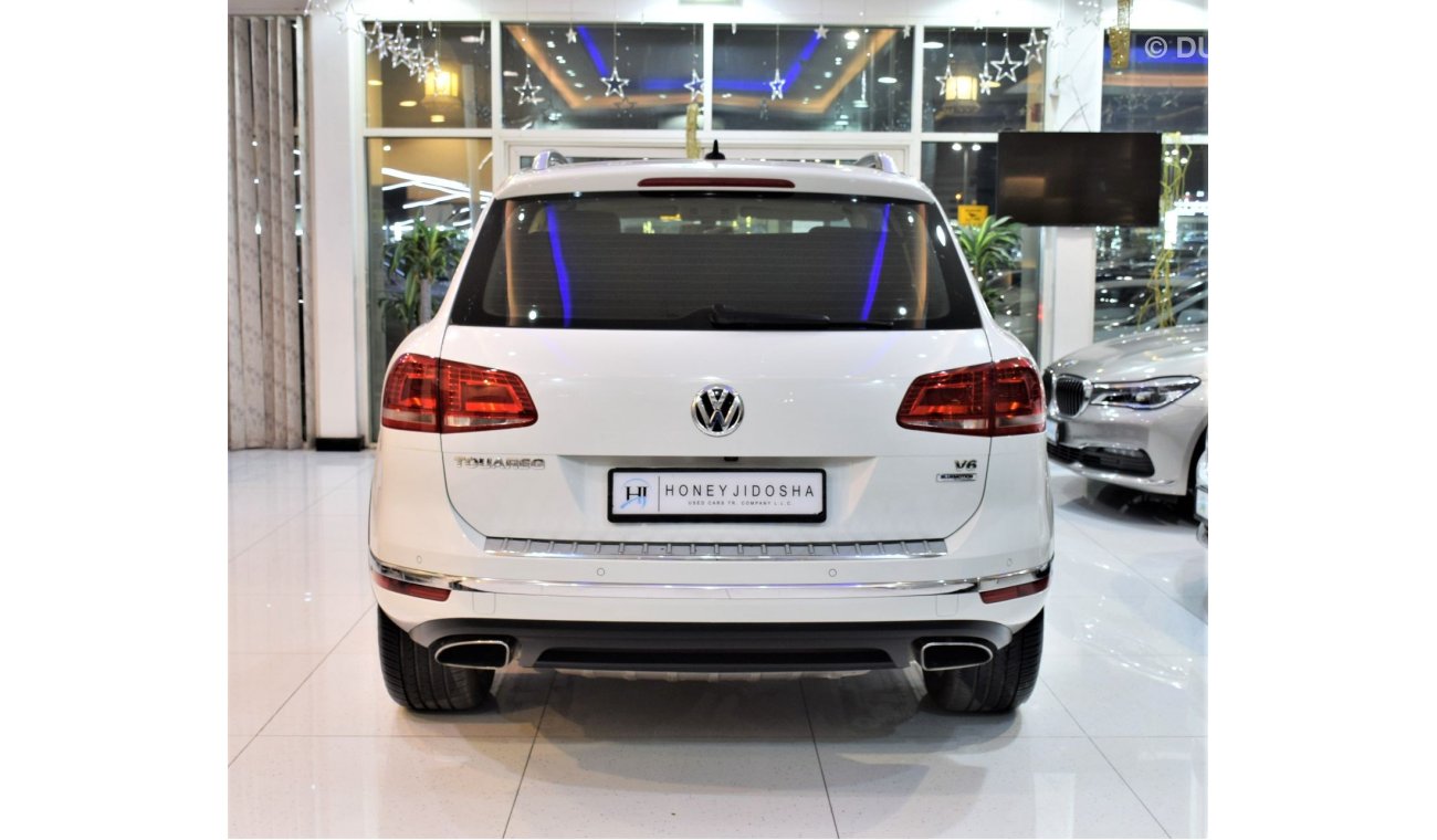 فولكس واجن طوارق AED 1,507 Per Month / 0% D.P | Volkswagen Touareg 2016 Model!! in White Color! GCC Specs