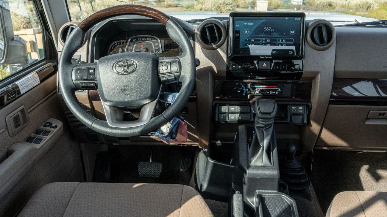 Toyota Land Cruiser 70 2026 Toyota Land Cruiser LC76 4.0L AT Petrol (Black-Brown) With Radar