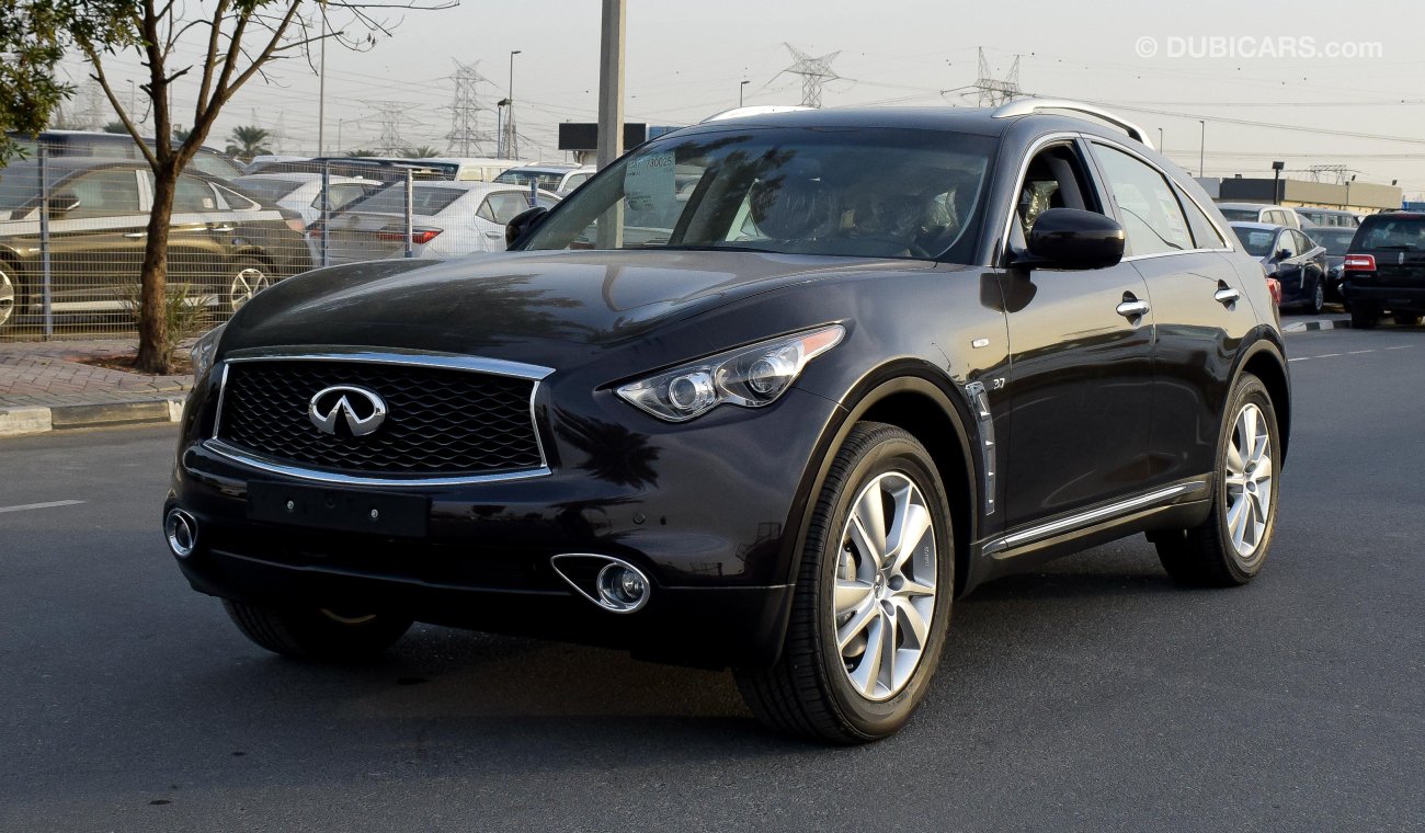 إنفينيتي QX70 Excellence 3.7L - V6 - with Warranty from Agency - GCC Specs - Zero KM- Price for export