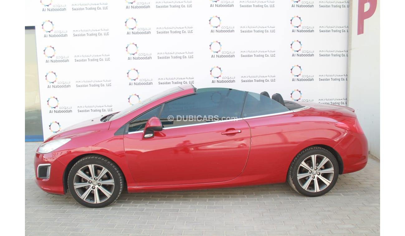 Peugeot 308 CC 1.6L TURBO 2014 MODEL 2 DOOR CONVERTIBLE