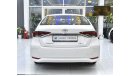 تويوتا كورولا EXCELLENT DEAL for our Toyota Corolla XLi 1.6L ( 2020 Model ) in White Color GCC Specs