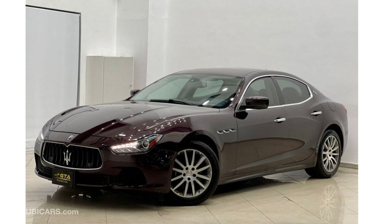 Maserati Ghibli 2014 Maserati Ghibli, Full Service History, GCC