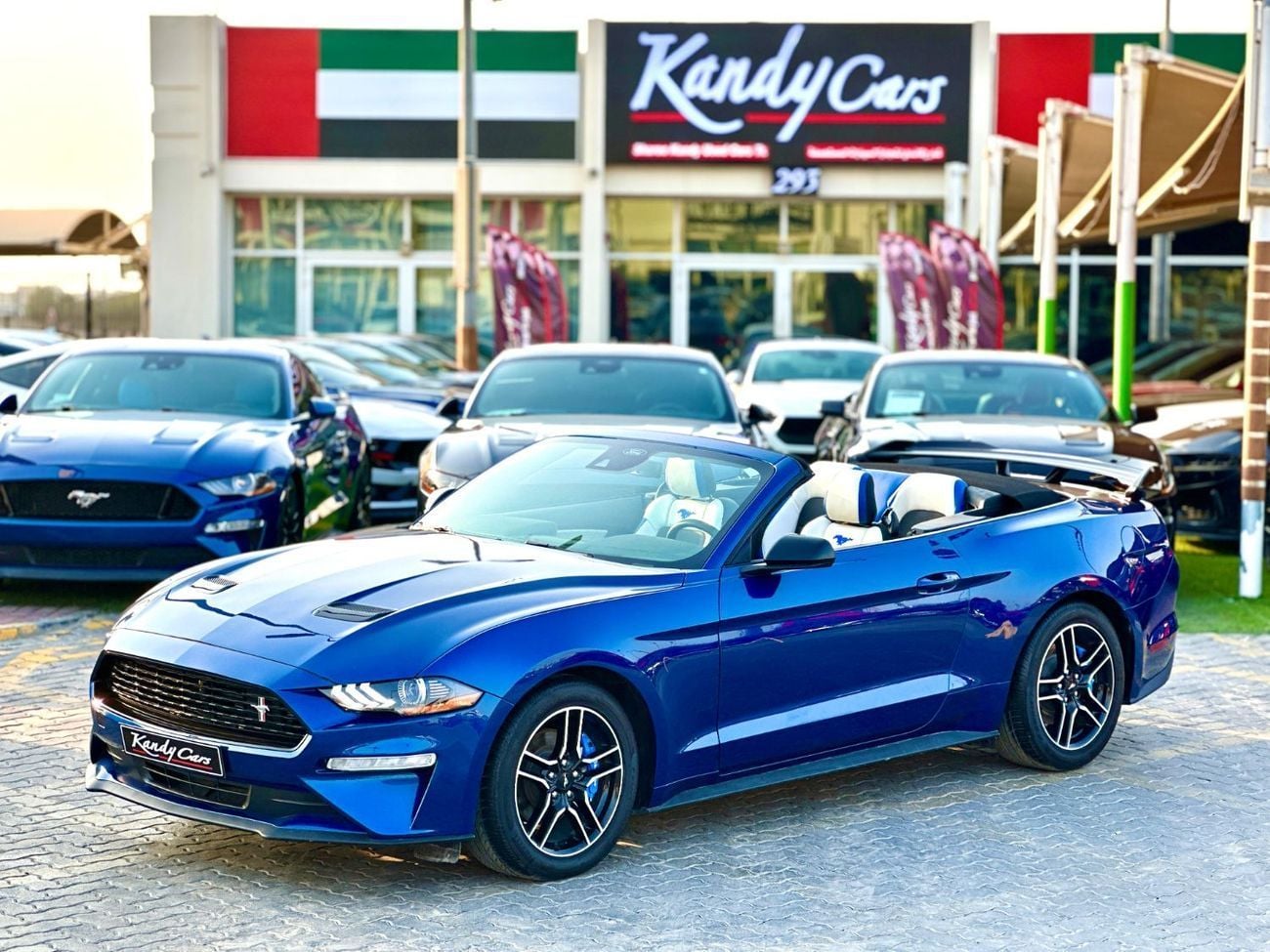Ford Mustang Ecoboost Convertible | Monthly 1100/- | 0% DP |  Fog Lights | # 44894 | Ramadan Offer!