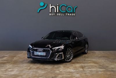 أودي A5 40 TFSI S Line 2.0L (187 HP) AED 2,203  pm • 0% Downpayment • Audi A5 40TFSI S-Line • 1 Year Warrant