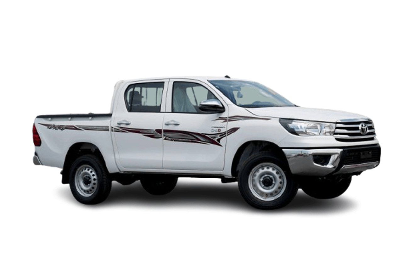 تويوتا هيلوكس GL 4WD ECTKSA002 - 2026 Toyota Hilux Double Cab Pick Up - 2.4L Diesel Manual 4wd – White