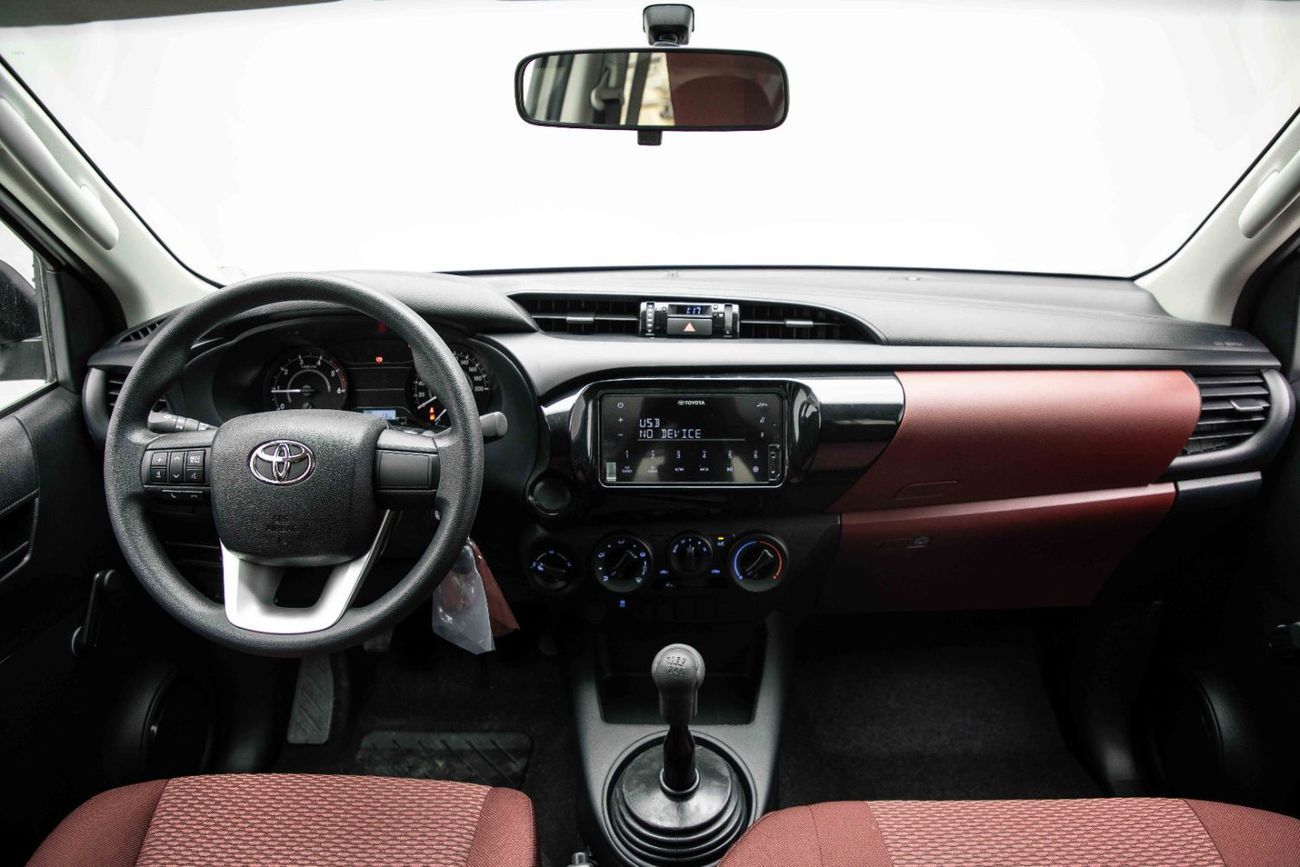 Toyota Hilux DLX 2.4L - Super White Inside Maroon | Export Only