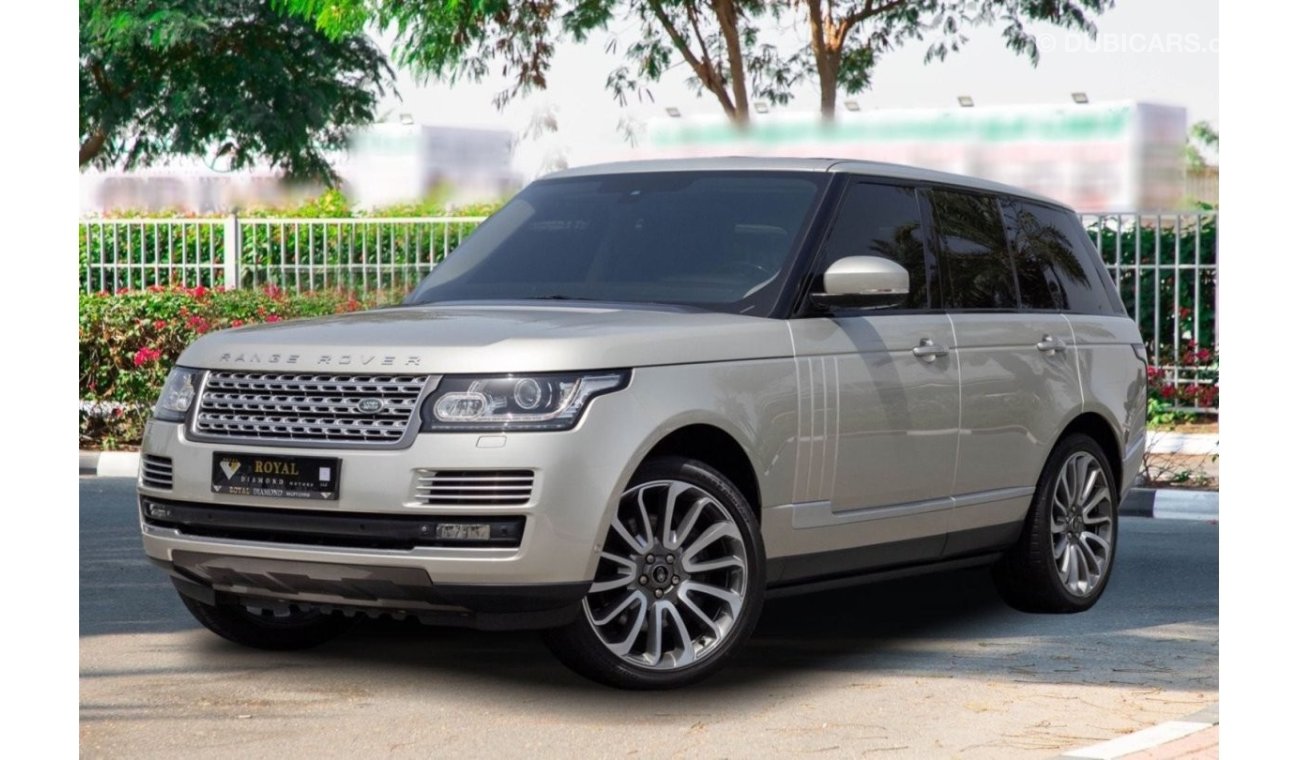 لاند روفر رانج روفر فوج إس إي سوبرتشارج Range Rover Vogue SE Supercharge GCC 2014 Under Warranty and Free service