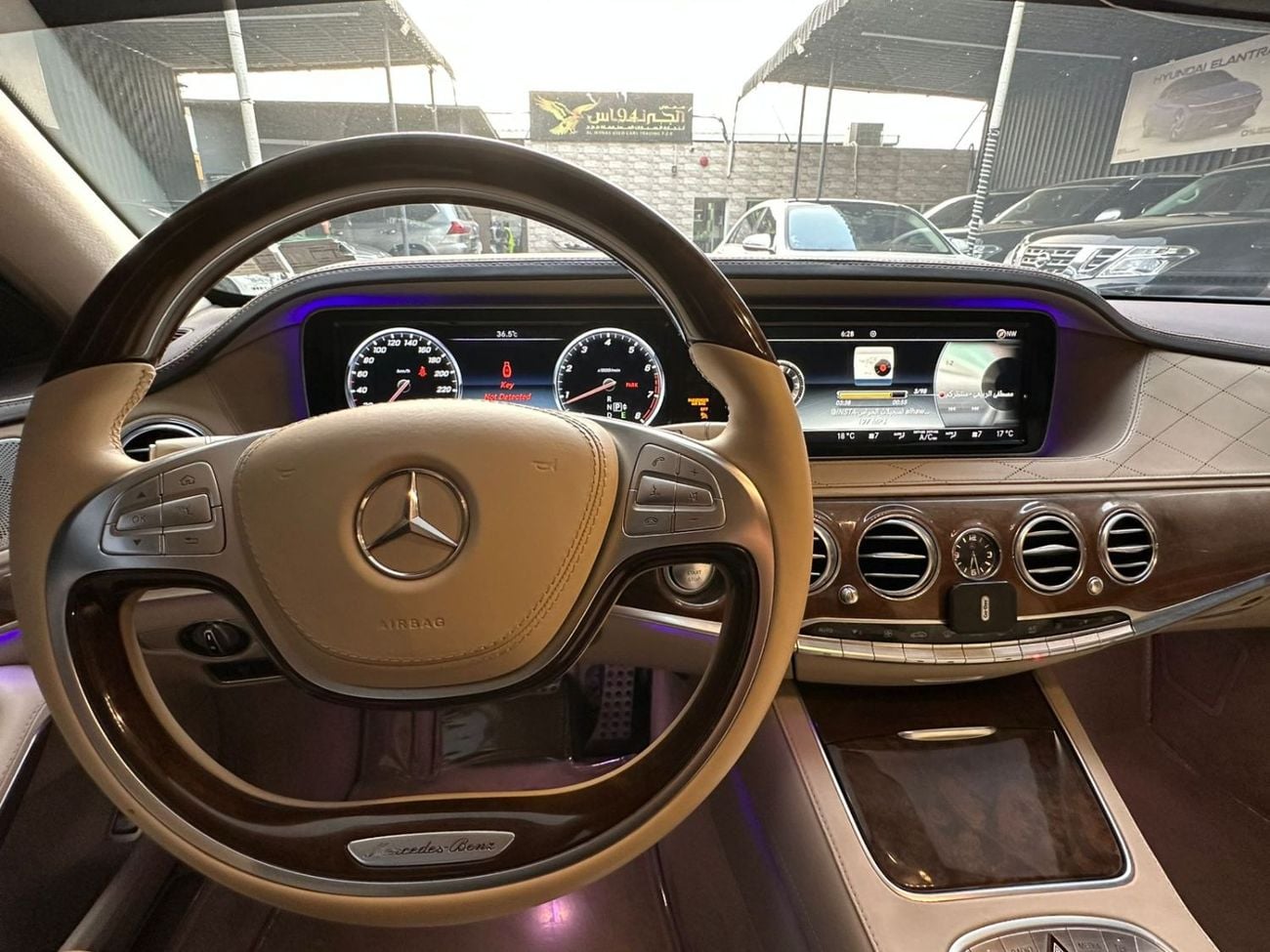 مرسيدس بنز S 550 V8 - 4.7L