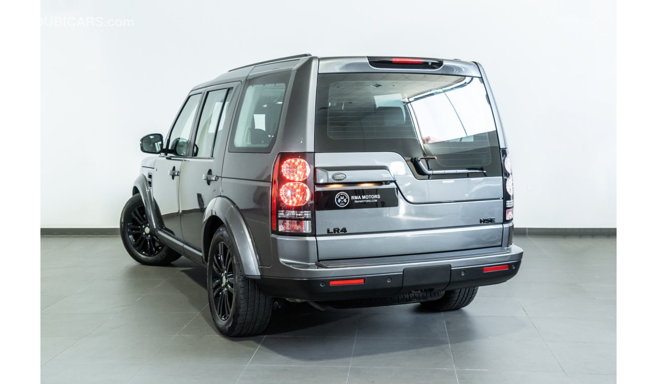 Land Rover Discovery 2014 Land Rover LR4 HSE / Extended Land Rover Warranty & Service Pack