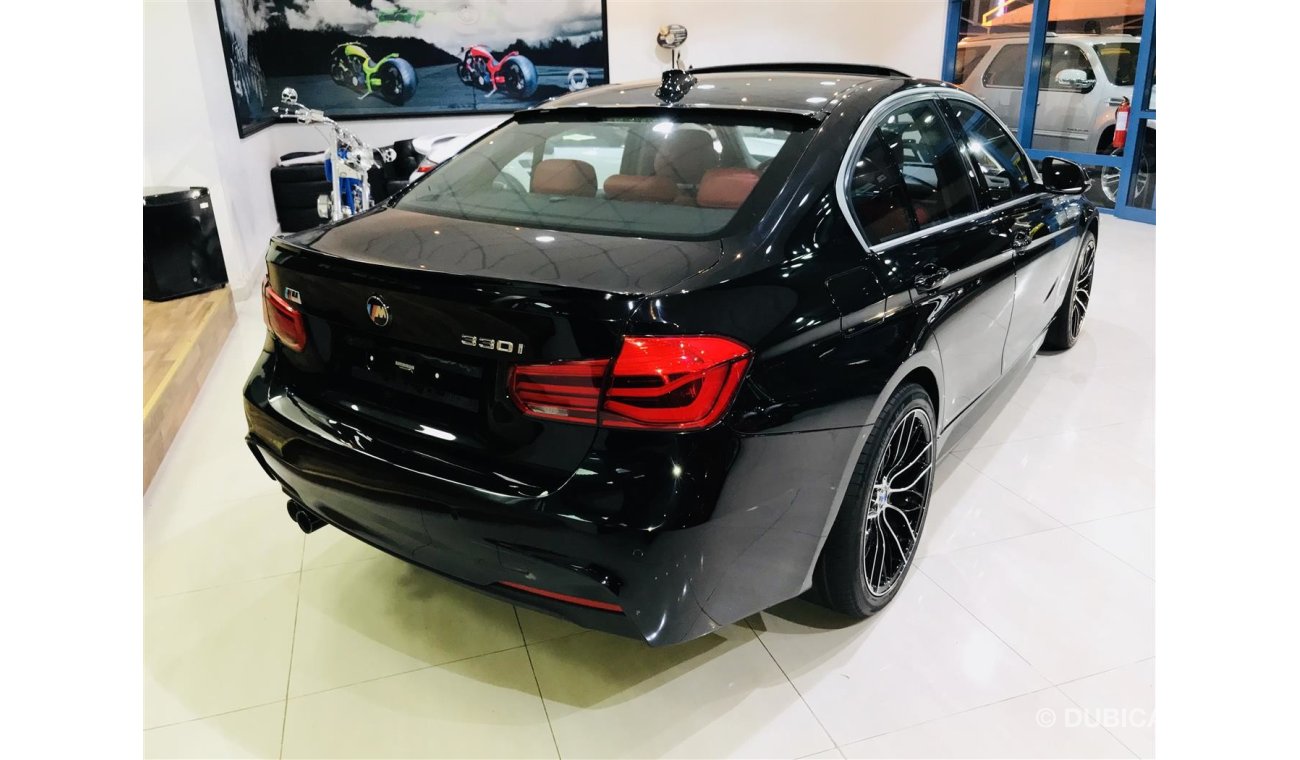 BMW 330i - 2017 - ONE YEAR WARRANTY - ( 1360 AED PER MONTH )