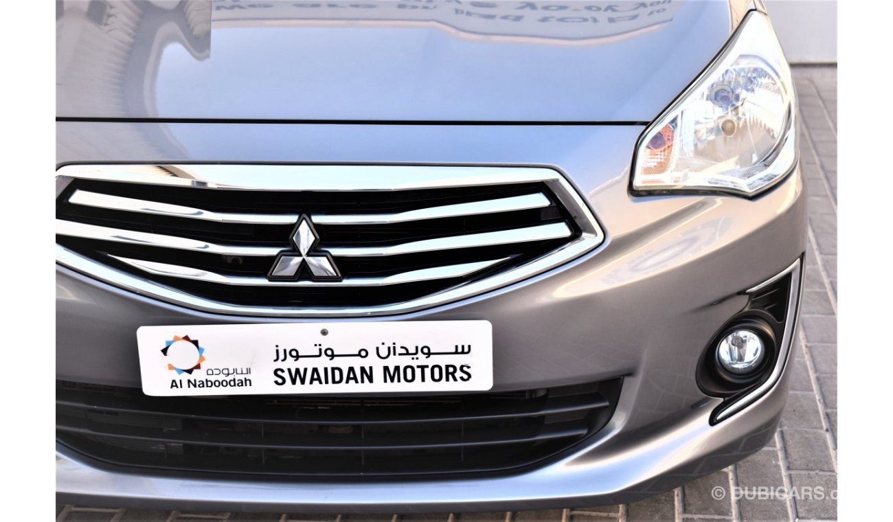 Mitsubishi Attrage AED 723 PM | 1.2L GLX GCC DEALER WARRANTY