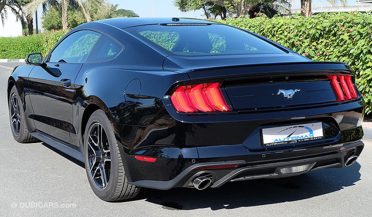 Ford Mustang Ecoboost 2018, Digital Cluster, GCC, 0km w/ 3Yrs or 100K km Warranty + 60K km Service at Al Tayer