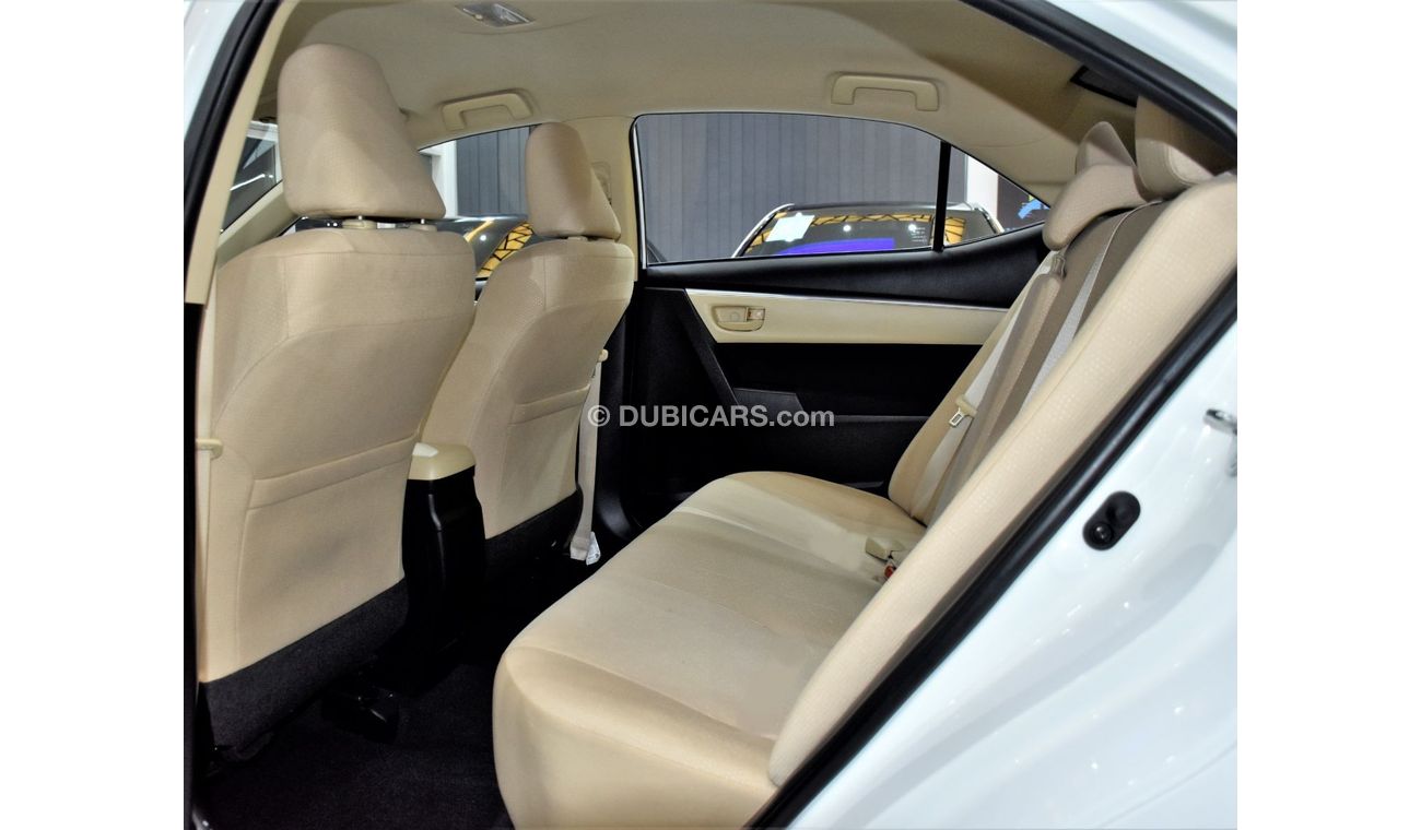 Toyota Corolla EXCELLENT DEAL for our Toyota Corolla SE 1.6L ( 2019 Model ) in White Color GCC Specs