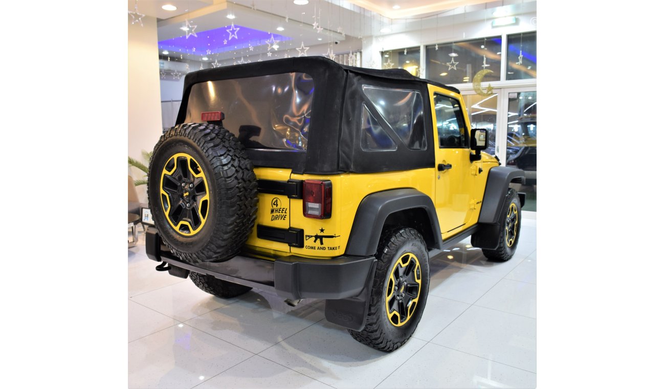 جيب رانجلر EXCELLENT DEAL for our Jeep Wrangler Willys Soft Top Convertible 2015 Model!! in Yellow Color! Ameri