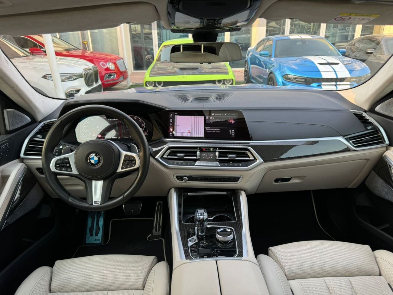 BMW X6M Competition BMW X6 M PACKAGE 2020 GCC FULL OPTION ORIGINAL PAINT UNDER WARRANTY FULL SERVICE HISTORY