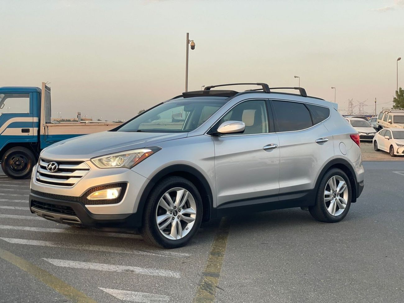 هيونداي سانتا في 2016 Hyundai Santa Fe Ultimate Sports 2.0L Turbo Full Option Panoramic View - Sensor and Radar - 98,