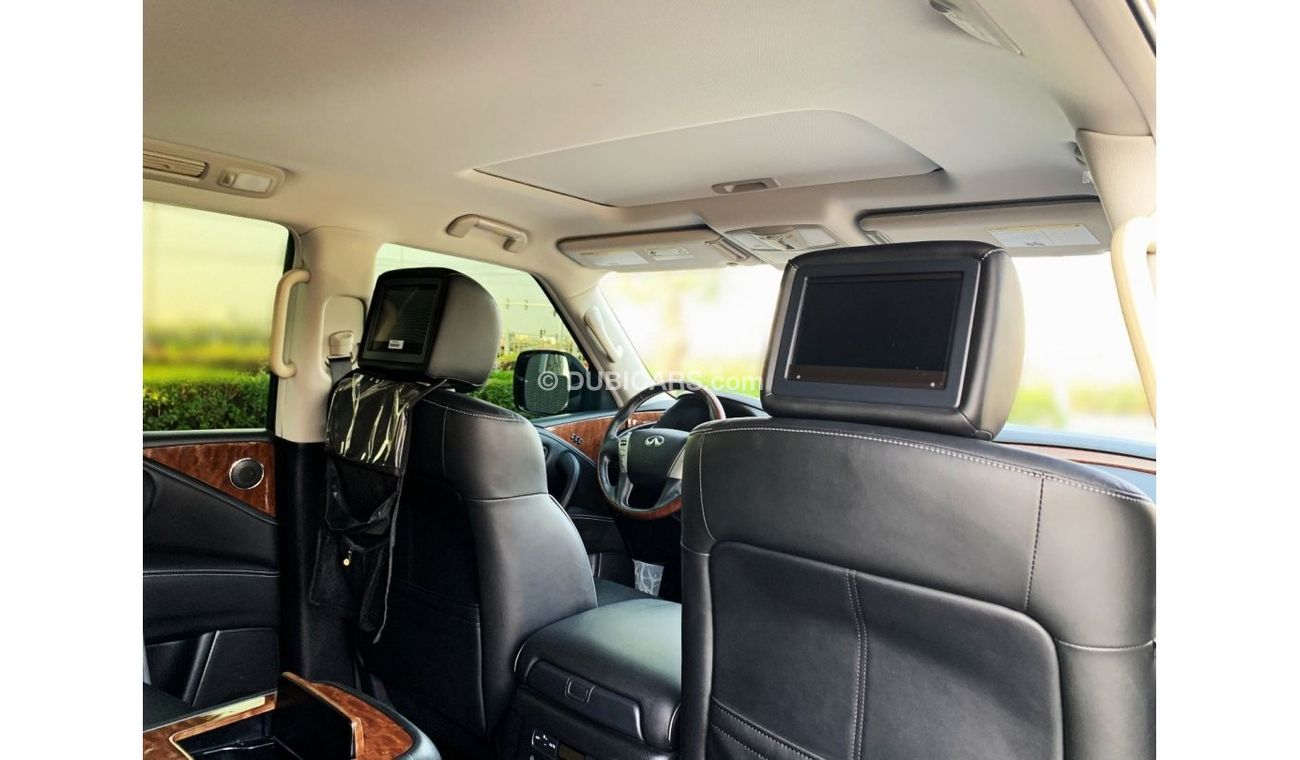 Infiniti QX80 Luxe 7st Black Edition 5.6L-8 Cyl-Full Option- Excellent Condition- Bank Finance Available -Low Kilo