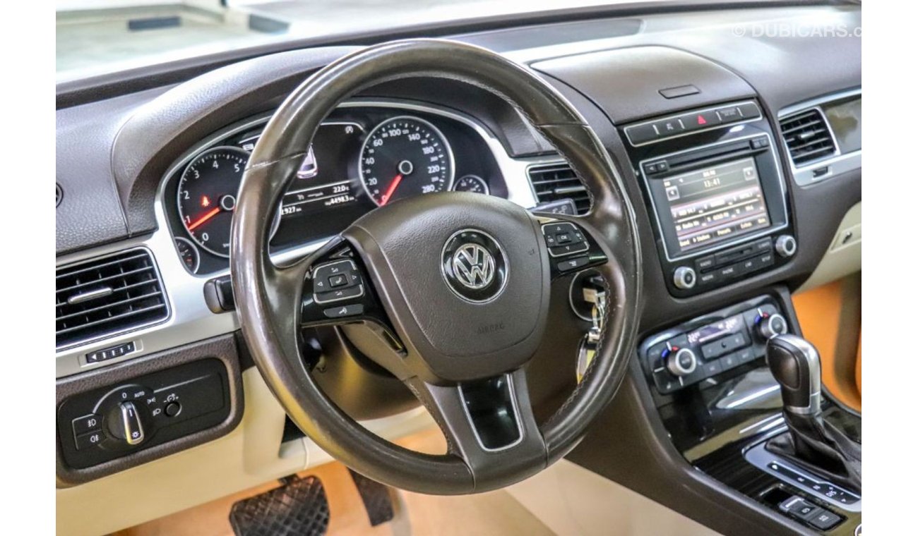 فولكس واجن طوارق Volkswagen Touareg SEL 2016 GCC under Warranty with Zero Down-Payment.