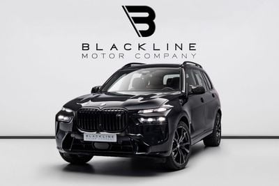 بي أم دبليو X7 M60i XDRIVE BUY NOW, PAY 2027 | THE BLACKLINE STANDARD | BMW Warranty + Service Contract, GCC, LOW K