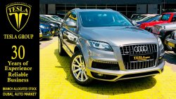 Audi Q7 / S-LINE / SUPERCHARGED / GCC / 2014 / WARRANTY / FULL DEALER SERVICE HISTORY / 1,197 DHS MONTHLY