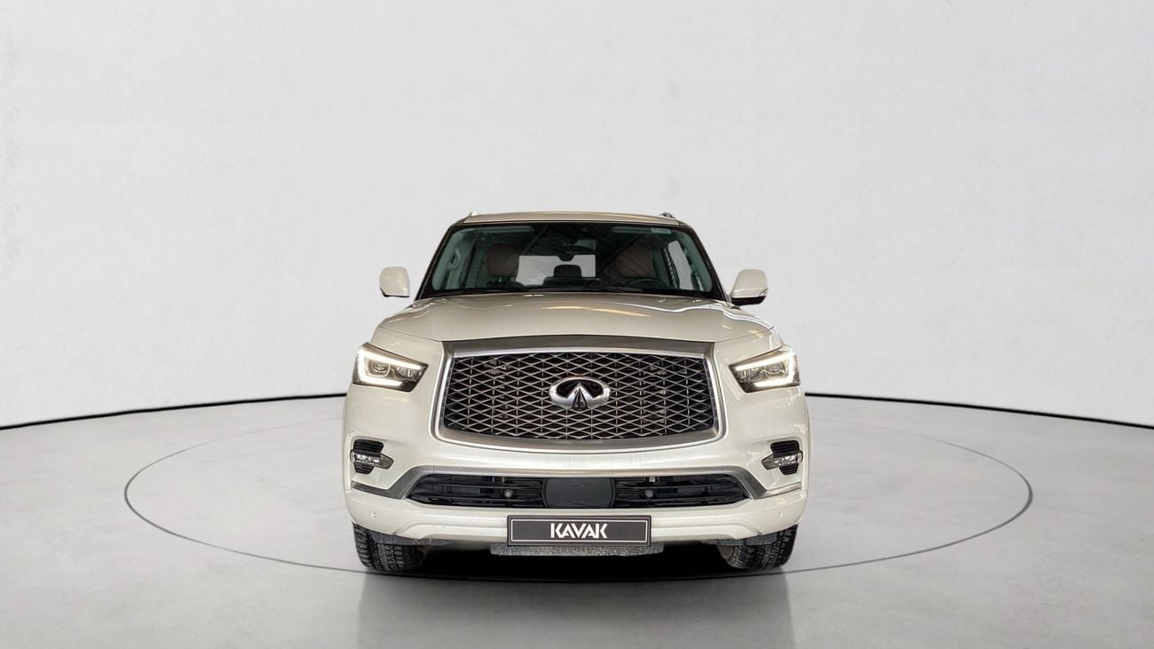 Infiniti QX80 LUXE SENSORY PROACTIVE 5.6 SENSORY AUTO 4WD 8 SEATS | Guaranteed Warranty | 0 Down Payment