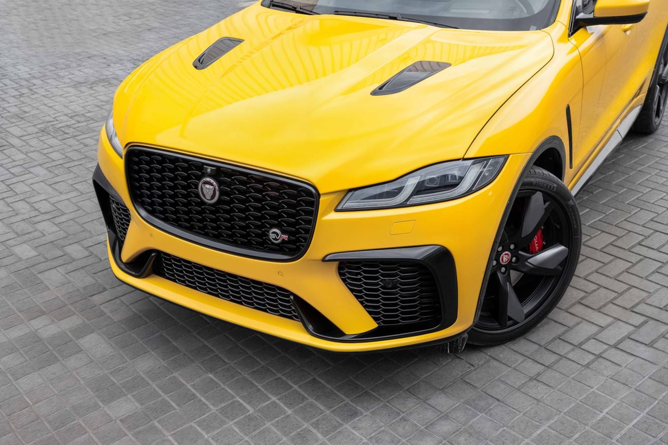 جاكوار F بيس SVR F-Pace SVR | 4,407 P.M | 0% Downpayment | Jaguar Warranty + S/Contract!