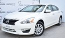 Nissan Altima 2.5L S 2015 GCC SPECS WITH DEALER WARRANTY