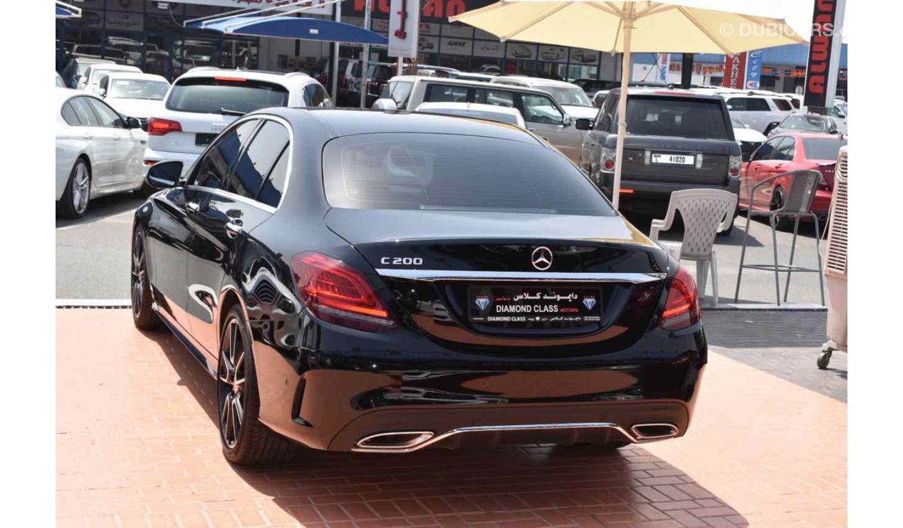 مرسيدس بنز C200 Gcc warranty panoramic service contract AMG