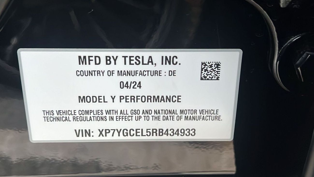 Tesla Model Y Tesla Model Y Performance   White Interior Auto Pilot  2024 GCC  Under Tesla Warranty
