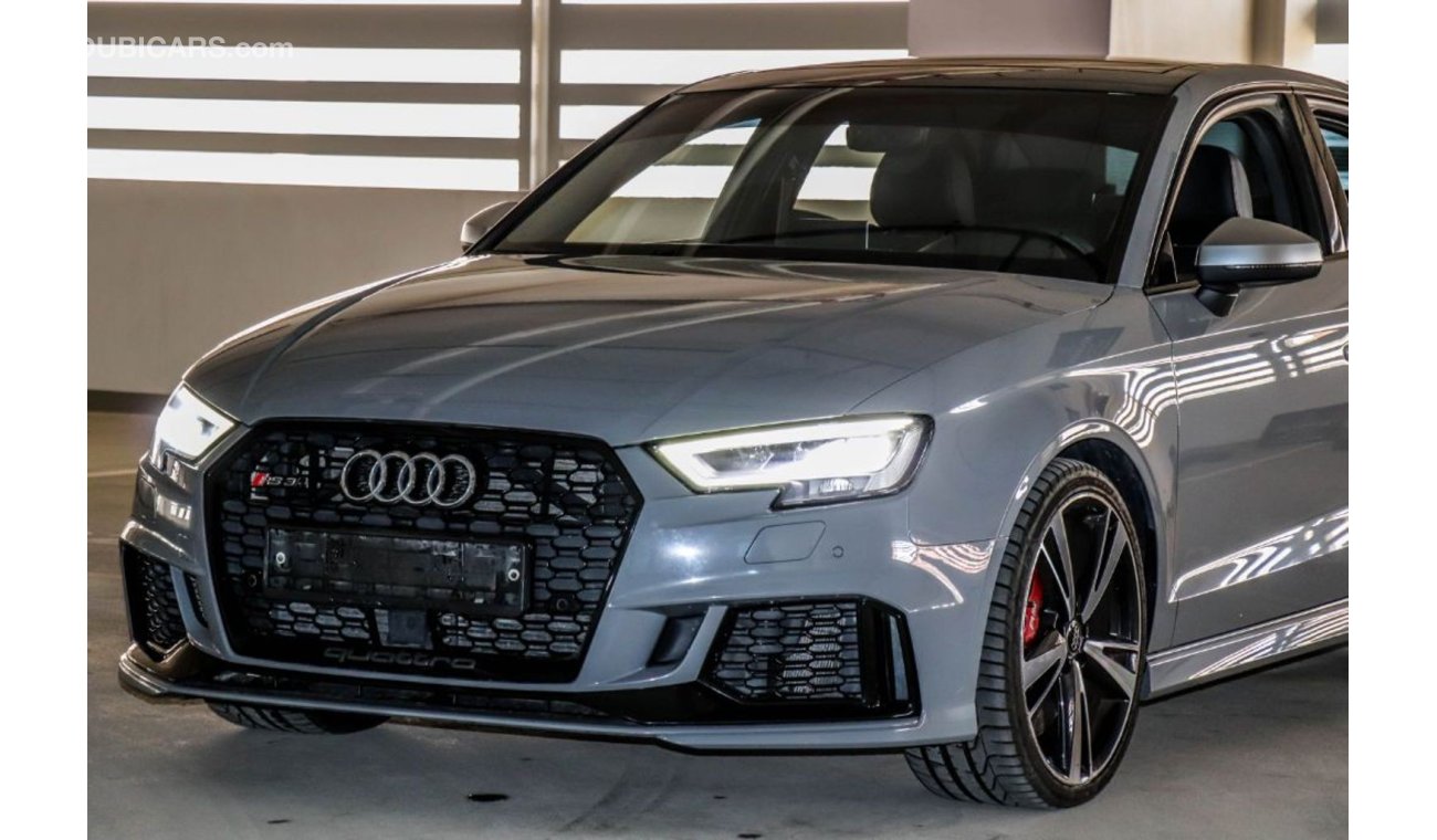Audi RS3 Audi RS3 (NARDO GREY) 2018 GCC under Agency Warranty with Zero Down-Payment.