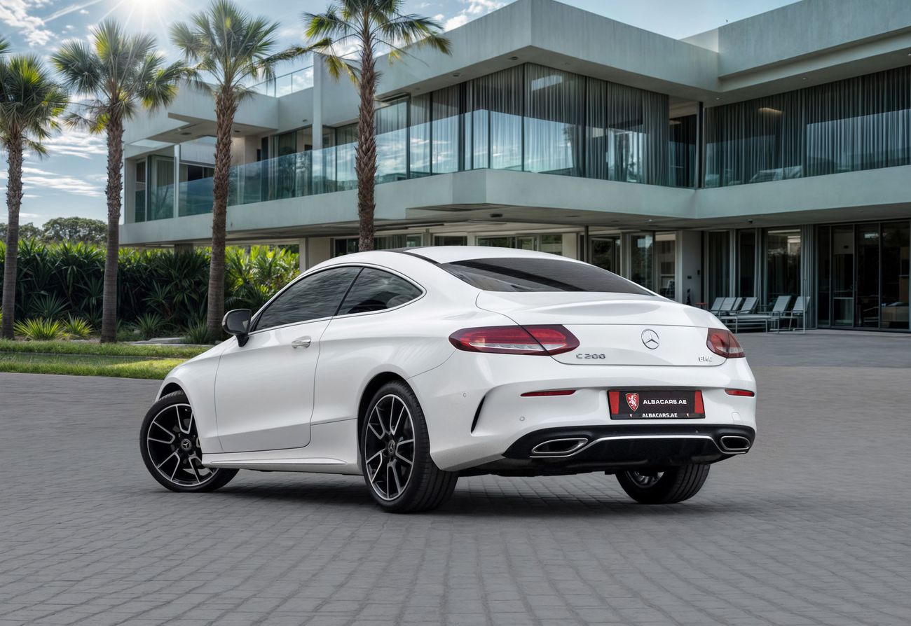مرسيدس بنز C 200 C200 Coupe | 3,134 P.M | 0% Downpayment | Excellent Condition! | Ramadan Offer!