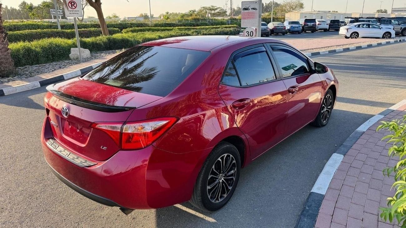 Toyota Corolla GOOD CONDITION | 1.8L PETROL ENGINE | LHD | 2018 | BLOOD RED BODY COLOR | REAR VIEW CAMERA | AUTOMAT