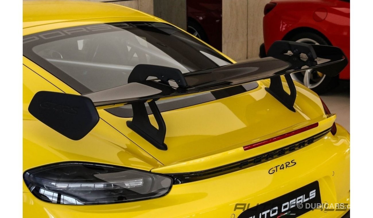 Porsche Cayman GT4 Porsche 718 Cayman GT4 RS Weissach RS | 2023 - GCC - Warranty Available | 4.0L F6
