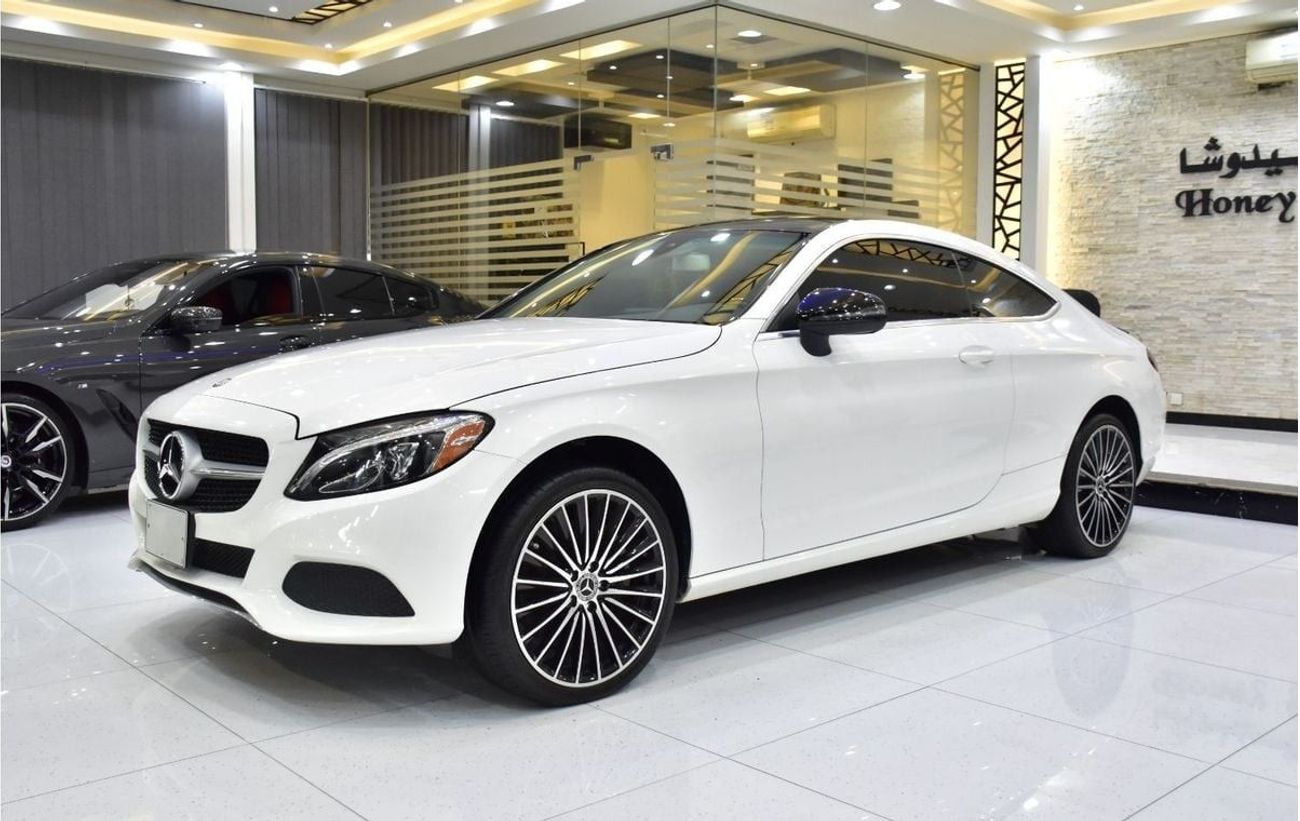 مرسيدس بنز C 300 كوبيه EXCELLENT DEAL for our Mercedes Benz C300 4Matic ( 2017 Model ) in White Color American Specs