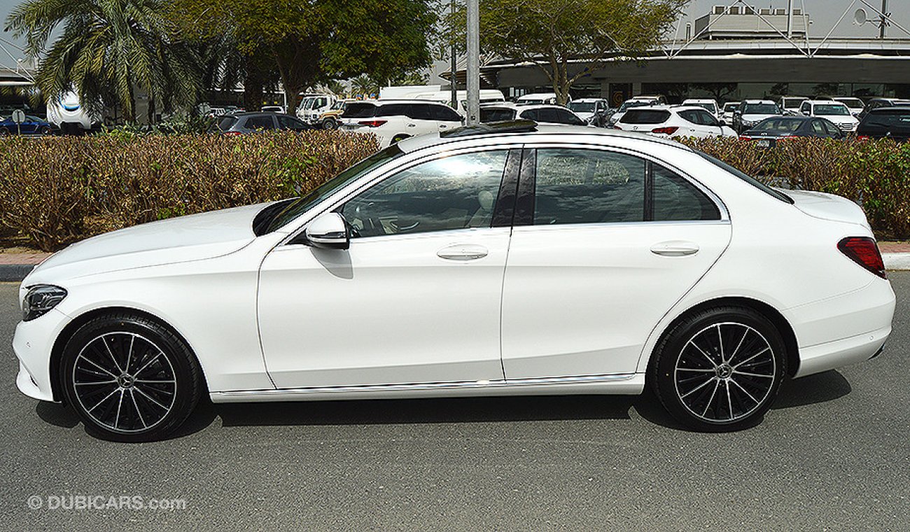 مرسيدس بنز C200 2019 AMG Sedan, GCC, 0km with 2 Years Unlimited Mileage Warranty from Dealer